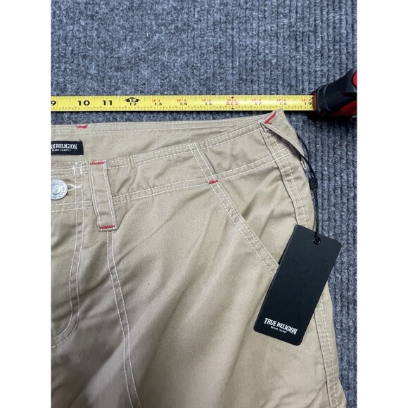 True Religion Women Size 32 Travertine Military Single Needle Cargo Pants 208061 - Picture 10 of 12